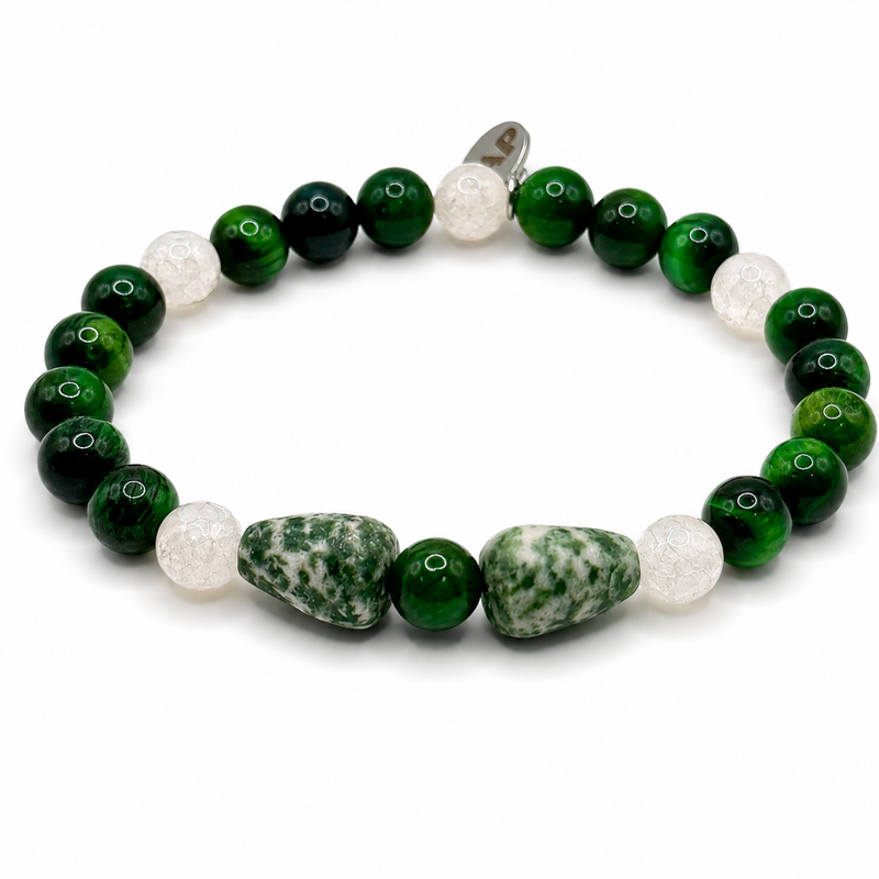 Pulsera Andalucía Verde y Blanca
